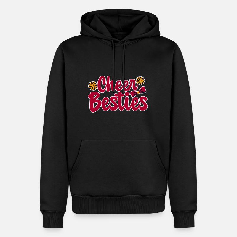 Cheer Besties 2 - Männer Premium Bio Hoodie - Schwarz