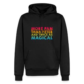 More Pan Than Peter And Twice As Magical 3 - Männer Premium Bio Hoodie - Schwarz - Vorne - Nico (187cm)