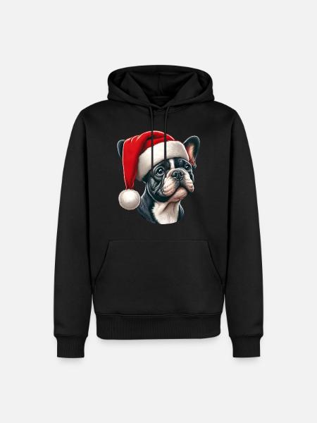 Frenchie The Santa Claus - Men’s Premium Organic Hoodie -
