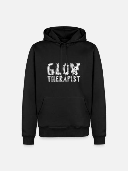 Glow Therapist 4 - Men’s Premium Organic Hoodie - black
