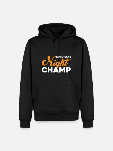 Family Game Night Champ 6 - Men’s Premium Organic Hoodie - black