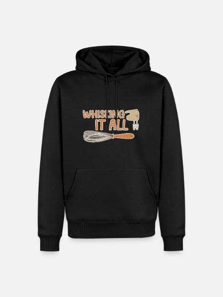 Whisking It All 4 - Men’s Premium Organic Hoodie - black