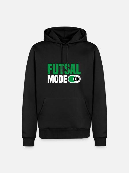 Futsal Mode On 15 - Men’s Premium Organic Hoodie - black