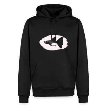 Aquarium de poissons Animal marin Climat Protection de l’environnement - Sweat à capuche Premium bio Homme - noir - Devant - Nico (187cm)