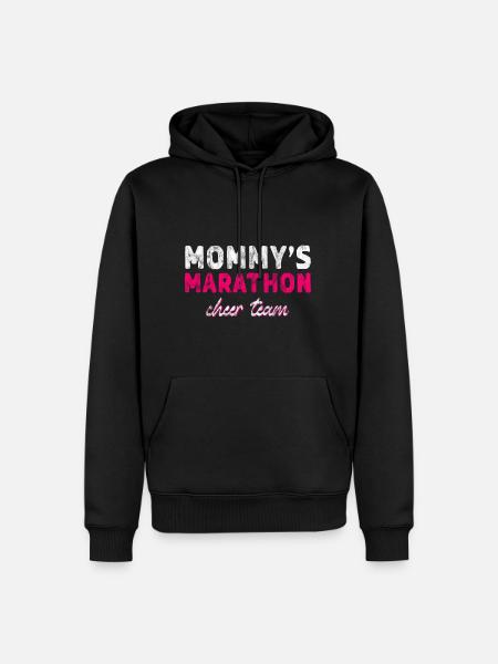 Mommy's Marathon Cheer Team 3 - Men’s Premium Organic Hoodie - black