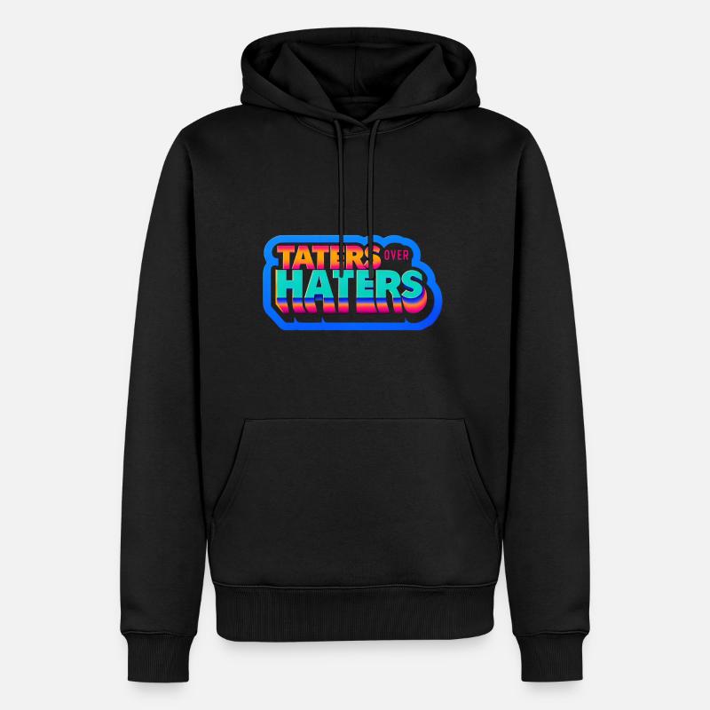 Taters Over Haters 19 - Männer Premium Bio Hoodie - Schwarz