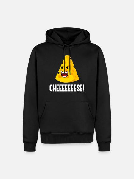 Cheeeeese Cheeeeese Cheese Maker lavet af økologisk - Herre Premium økologisk hoodie - sort