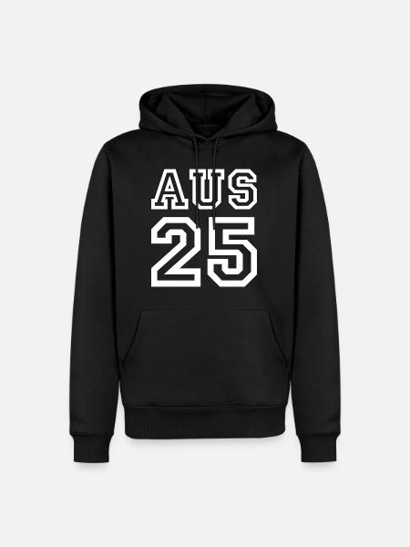 AUSTRALIA 2025 - Men’s Premium Organic Hoodie - black