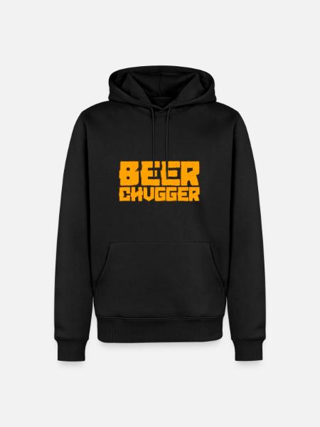 Beer Chugger 4 - Men’s Premium Organic Hoodie - black