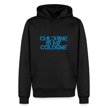 Le chlore est mon Cologne 3 - Sweat à capuche Premium bio Homme - noir - Devant - Nico (187cm)