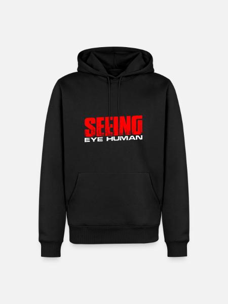 Seeing Eye Human 14 - Men’s Premium Organic Hoodie - black