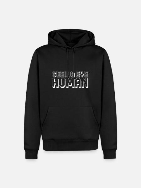Seeing Eye Human 27 - Men’s Premium Organic Hoodie - black