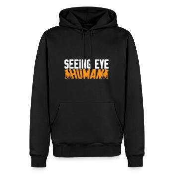 Seeing Eye Human 10 - Männer Premium Bio Hoodie - Schwarz - Vorne - Nico (187cm)