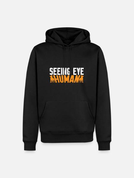 Seeing Eye Human 10 - Men’s Premium Organic Hoodie - black