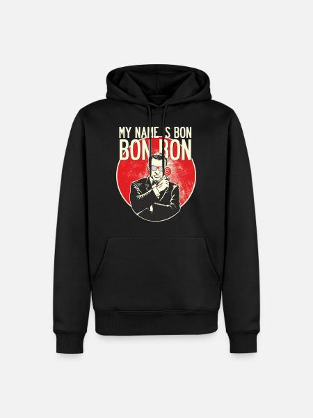 random Mix Bon Bon - Männer Premium Bio Hoodie - Schwarz