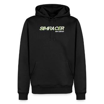 Simracer Racing Simracing - Männer Premium Bio Hoodie - Schwarz - Vorne - Nico (187cm)