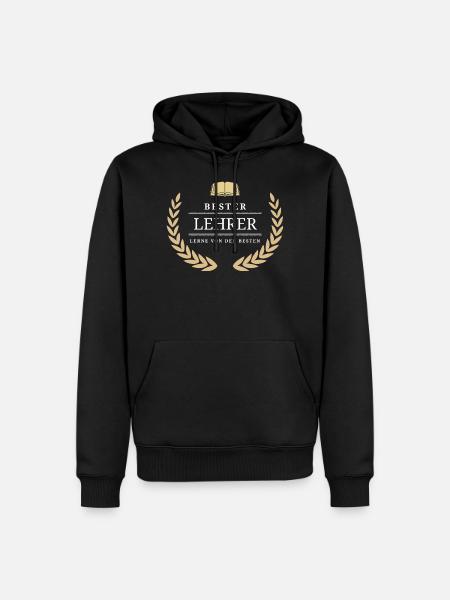 Meilleur maître T-shirt - Sweat à capuche Premium bio Homme - noir