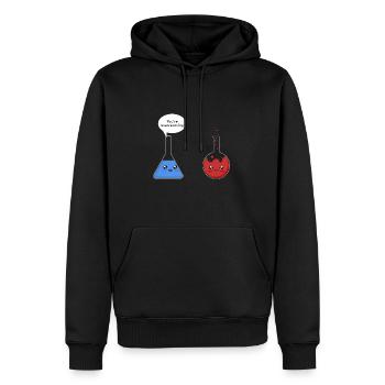 Vous êtes la science sur-réagissant T-shirt Science Shirt - Sweat à capuche Premium bio Homme - noir - Devant - Nico (187cm)