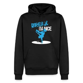 Breakdance B-boying Breaker Bboy Sohn Geschenk - Männer Premium Bio Hoodie - Schwarz - Vorne - Nico (187cm)