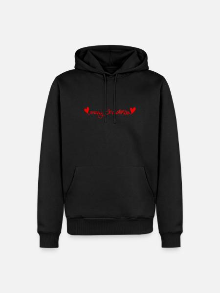 Merry Christmas - Men’s Premium Organic Hoodie - black