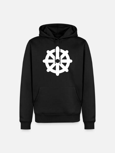 bouddhisme - Sweat à capuche Premium bio Homme - noir