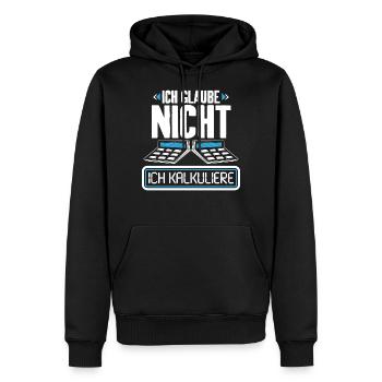 Steuerberater Steuerfachangestellte Buchhalter - Männer Premium Bio Hoodie - Schwarz - Vorne - Nico (187cm)