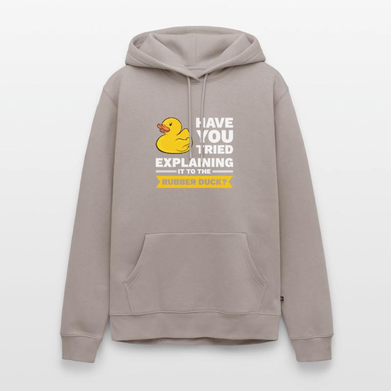 Programmierer Gummiente Debug Männer Premium Bio Hoodie