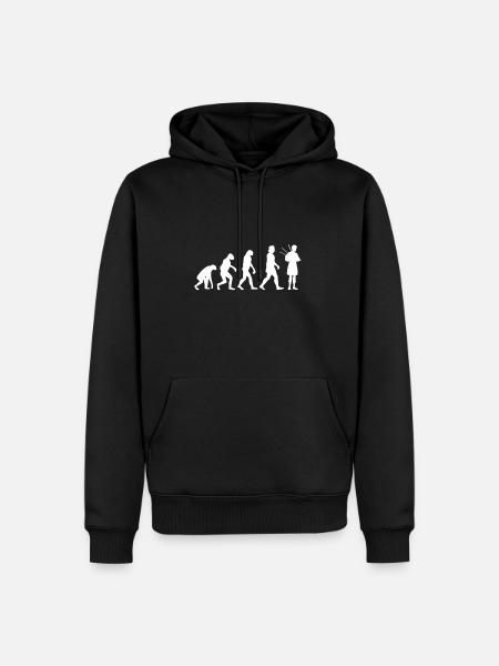 Bagpipes Bagpiper Evolution - Men’s Premium Organic Hoodie - black