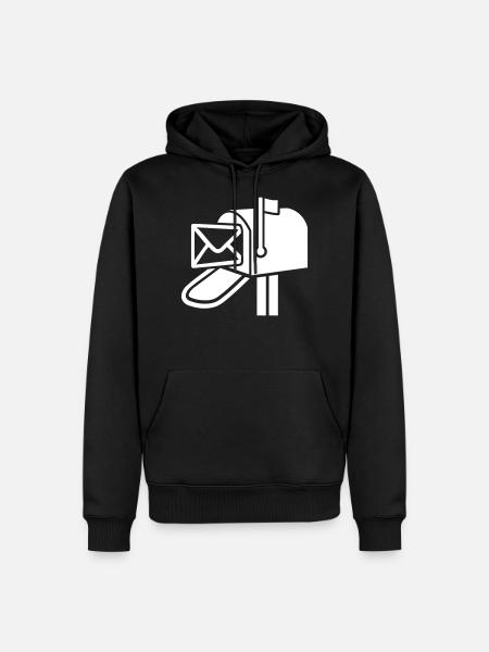 mailbox - Men’s Premium Organic Hoodie - black
