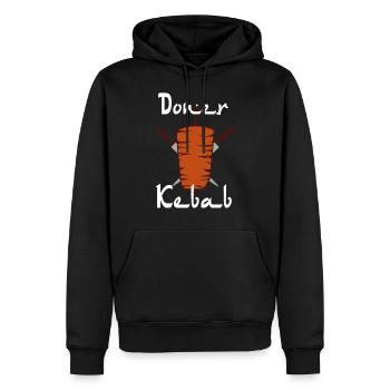 Döner Kebab - Männer Premium Bio Hoodie - Schwarz - Vorne - Nico (187cm)