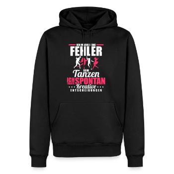 Tänzer Tänzerin Tanzen Spruch Musik - Männer Premium Bio Hoodie - Schwarz - Vorne - Nico (187cm)