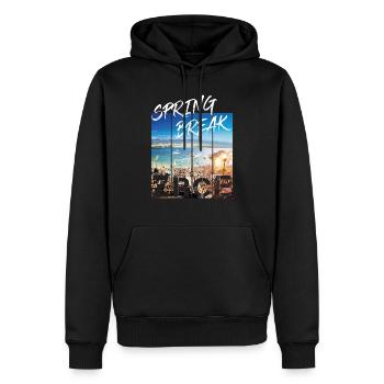 Zrce Spring Break - Men’s Premium Organic Hoodie - black - Front - Nico (187cm)