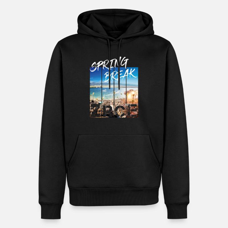 Zrce Spring Break - Männer Premium Bio Hoodie - Schwarz