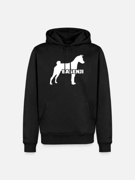 Basenji - Men’s Premium Organic Hoodie - black