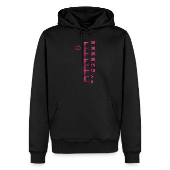 30 Jahre alt 30 Geburtstag - Männer Premium Bio Hoodie - Schwarz - Vorne - Nico (187cm)