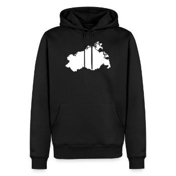 Mecklenburg Vorpommern - Männer Premium Bio Hoodie - Schwarz - Vorne - Nico (187cm)