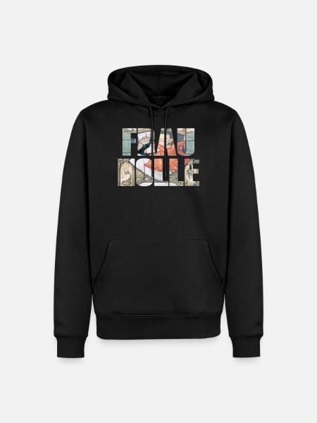 frau holle - Männer Premium Bio Hoodie - Schwarz