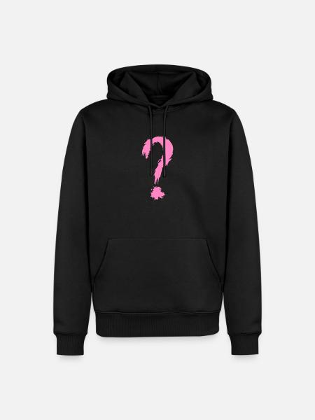 Question mark - Men’s Premium Organic Hoodie - black