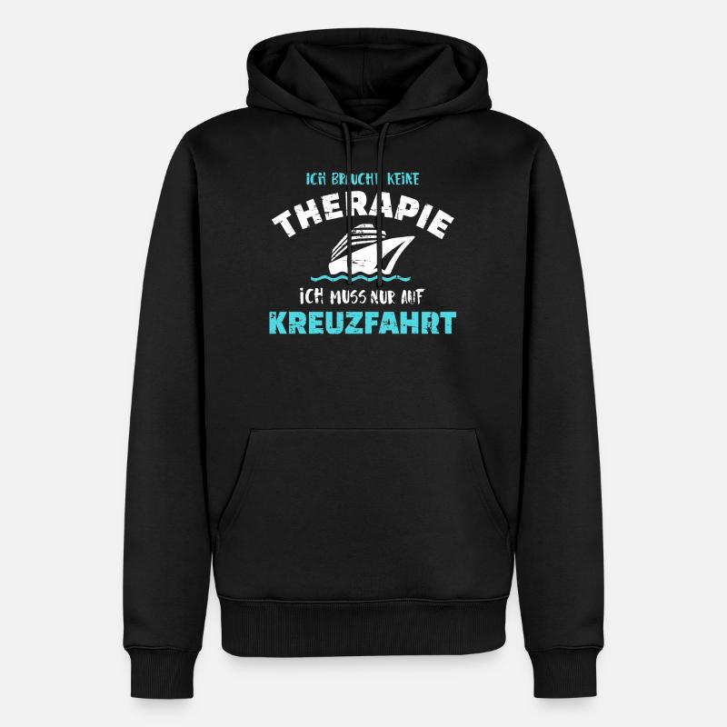 Kreuzfahrt - Männer Premium Bio Hoodie - Schwarz