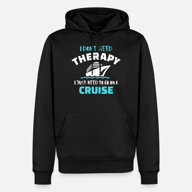 Kreuzfahrt - Männer Premium Bio Hoodie - Schwarz