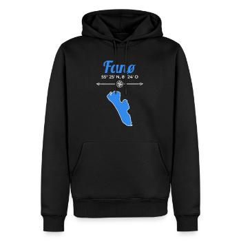 Fanö Danemark coordonne ses vacances - Sweat à capuche Premium bio Homme - noir - Devant - Nico (187cm)