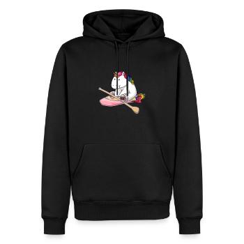 Stand up Paddler Stand up Paddling SUP - Männer Premium Bio Hoodie - Schwarz - Vorne - Nico (187cm)
