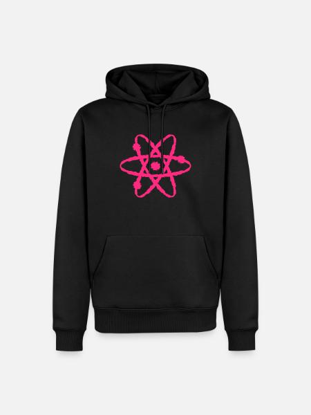 Science symbol - Men’s Premium Organic Hoodie - black