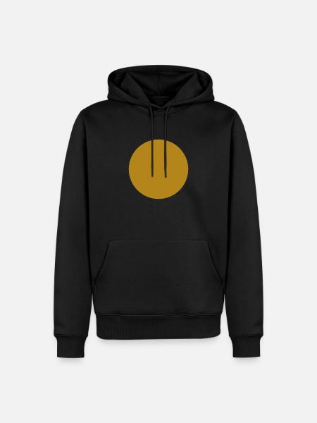 Circle Gold - Men’s Premium Organic Hoodie - black