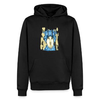 Schuhschnabel Vogel Geschenk - Männer Premium Bio Hoodie - Schwarz - Vorne - Nico (187cm)