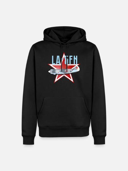 LA-5FN w/o data - AS2106 - Men’s Premium Organic Hoodie - black