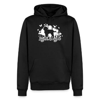 LAGOTTO ROMAGNOLO Hunde Hund Wilsigns - Männer Premium Bio Hoodie - Schwarz - Vorne - Nico (187cm)