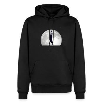 Gymnastique de gymnastique Mond handstand Gymnastique - Sweat à capuche Premium bio Homme - noir - Devant - Nico (187cm)