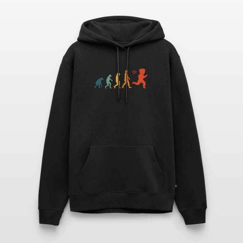 Beekeeper Evolution Retro Bee Beekeeper Men’s Premium Organic Hoodie