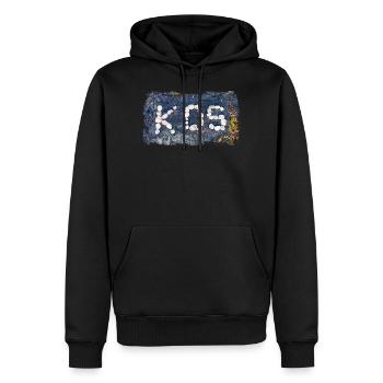 Kos dans la pierre - Sweat à capuche Premium bio Homme - noir - Devant - Nico (187cm)